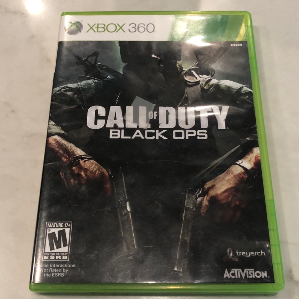 XBOX 360 CALL of DUTY BLACK OPS game
